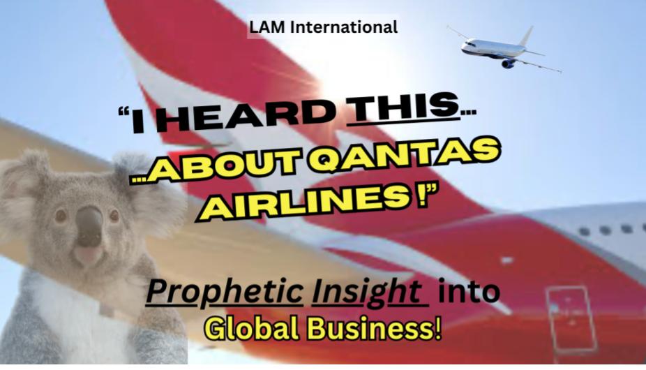 This airlines nose continues to point downward Prophetic Insight: Qantas Shall Fall From The Sky | My Daily Letters - MDL